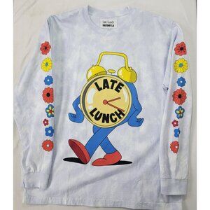 Late Lunch CANT WAIT Long Sleeve Tee Shirt Size XL NEW NWT Dabsmyla  Alarm Clock